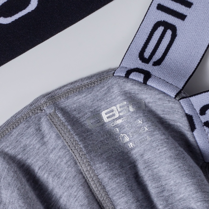 ORLVS Quần lót cotton eo thấp thiết kế phong cách gợi cảm quyến rũ cho nam BS3501