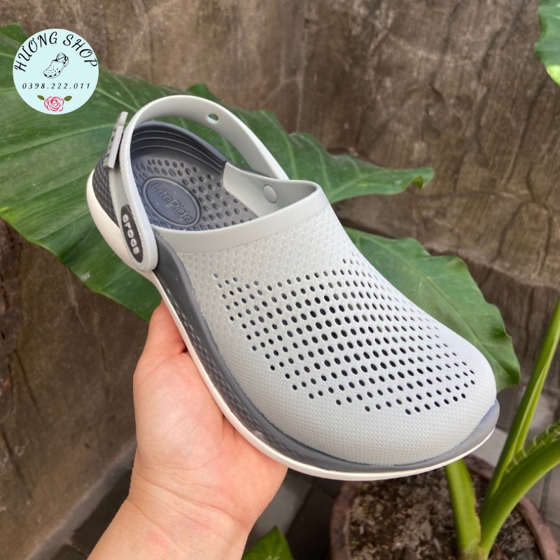 Dép Sục Literide News 360 clog ghi êm mềm nhẹ, bền đẹp cho nam nữ