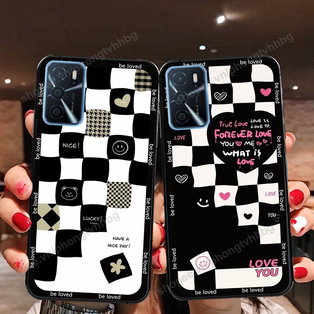 Ốp lưng Oppo A16 / A16K  ốp họa tiết trái tim caro, chuột mikey thể thao cực đẹp cute cực bền bỉ