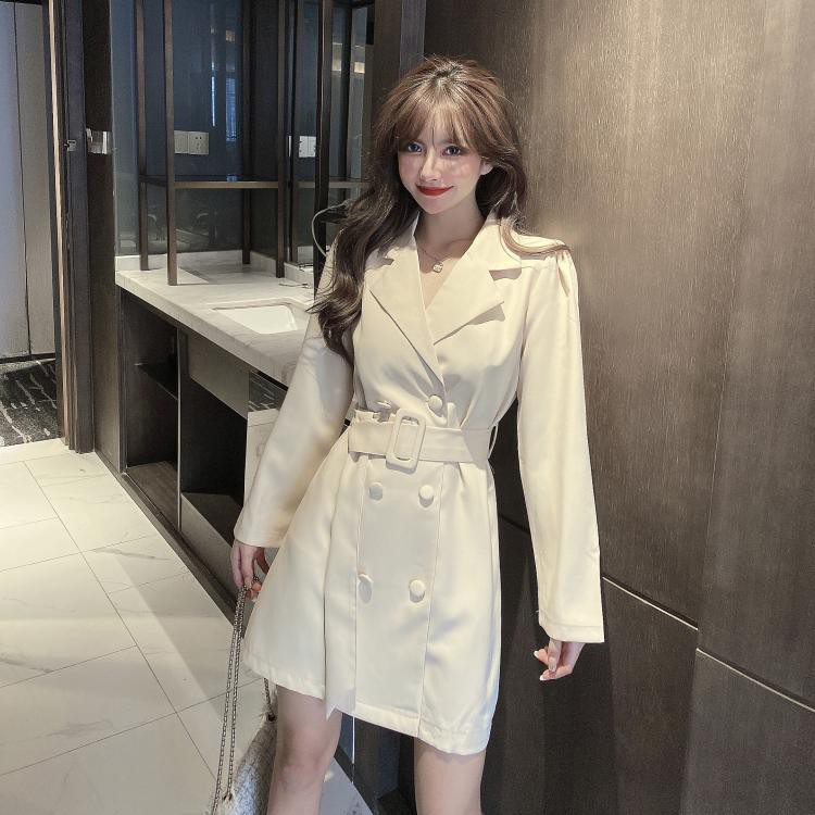 [SIÊU SALE] Đầm Vest Blazers Kèm Đai Thắt Eo Thiết Kế Phong Cách Hàn Quốc | BigBuy360 - bigbuy360.vn