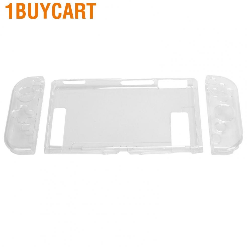1buycart kinect sensor adapter For Switch Protective Case Cover TPU Split‑Type Game Console Shell Protector Transparent