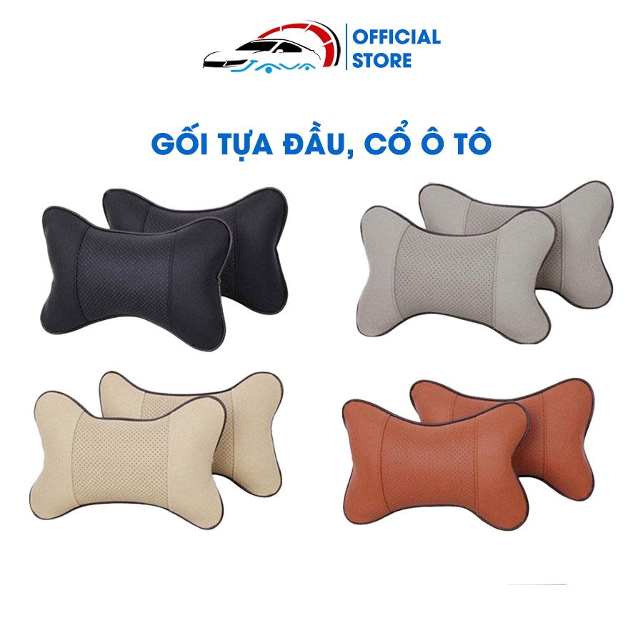 Gối Tựa Đầu, Cổ Ô Tô - Chất lượng cao - Da cao cấp