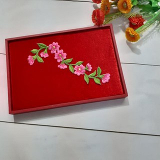 Mâm nhung trơn trưng bày trang sức/ đỏ/ đen/trắng đủ size