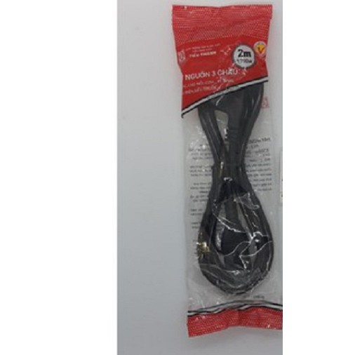 Dây nguồn 3 chấu Tiến Thành cho nồi cơm , vi tính , lẩu điện , siêu thuốc 1200W 2 mét