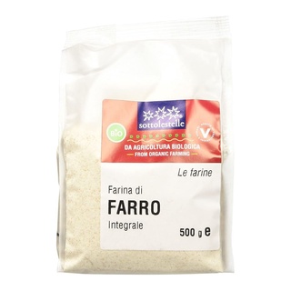 Bột mì spelt nguyên cám hữu cơ 500g Sottolestelle
