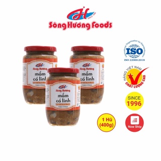 3 hũ mắm cá linh sông hương foods hũ 400g - nấu lẩu mắm , chưng trứng , ăn kèm cơm , bún