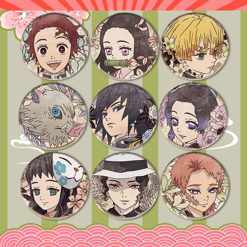 Huy Hiệu Cài Áo Hình Cánh Bướm Ninja