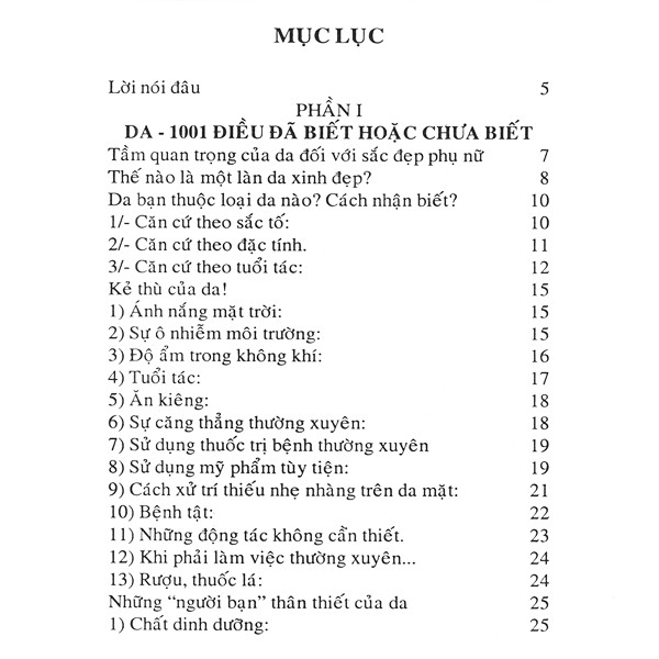 Sách - Bí Quyết Chăm Sóc Da