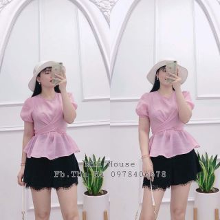 Áo nơ thắt eo