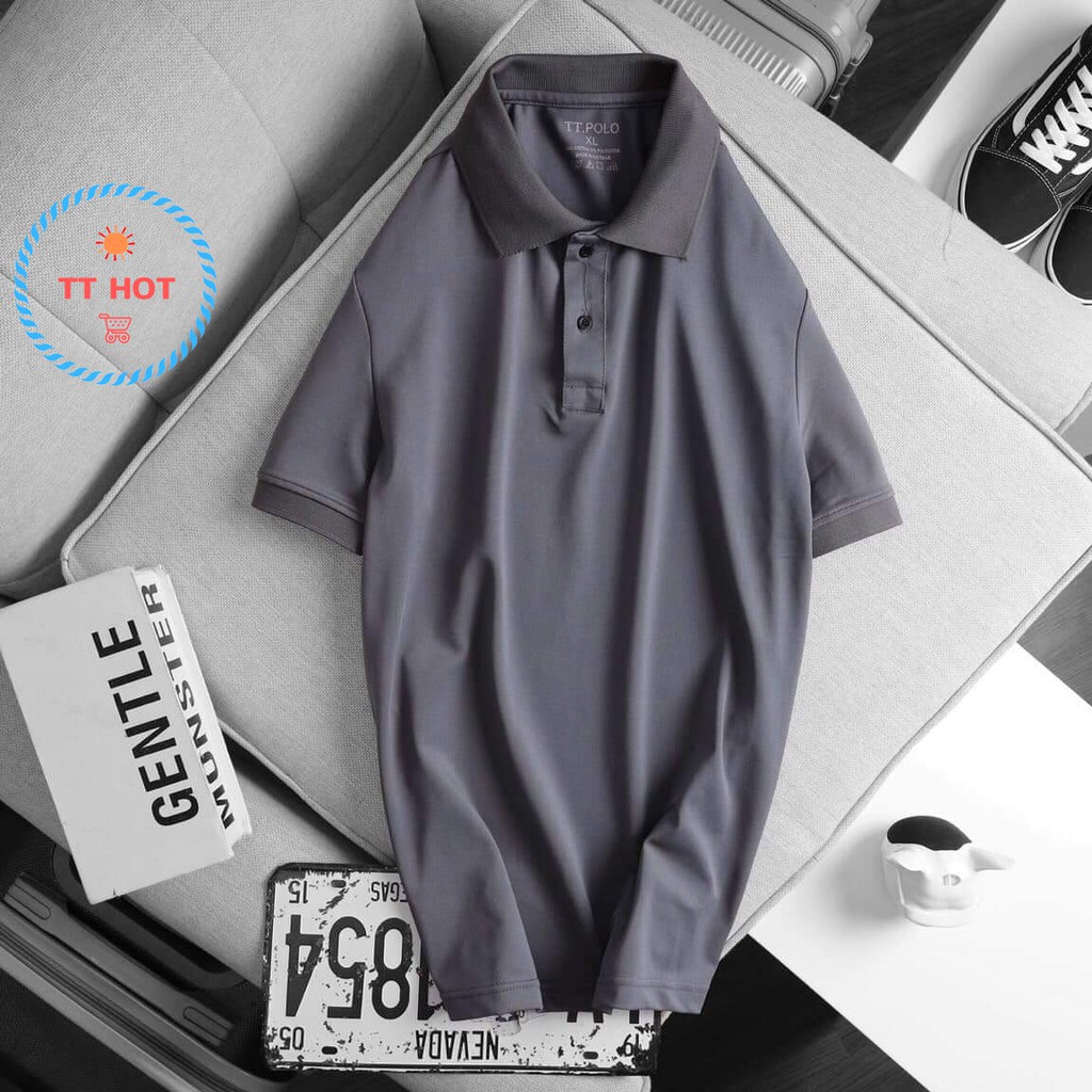 Áo Polo nam trơn basic Hàng Việt Nam cao cấp, chất vải cá sấu , chống nhăn tuyệt đối