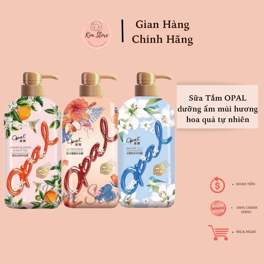 Sữa Tắm OPAL dưỡng ẩm mùi hương hoa quả tự nhiên