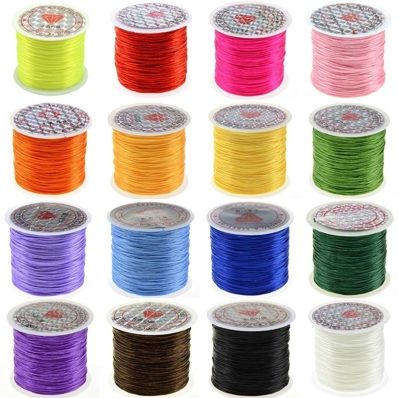 1 Cuộn Dây Thun 10M 1.0MM Dùng Làm Trang Sức Thủ Công