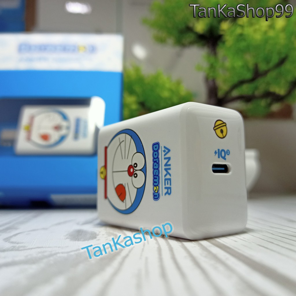 Củ Sạc Anker x Doraemon PowerPort III 65W Pod Lite - A2718, Hỗ Trợ Sạc Nhanh PD, Qc , PPS 65w