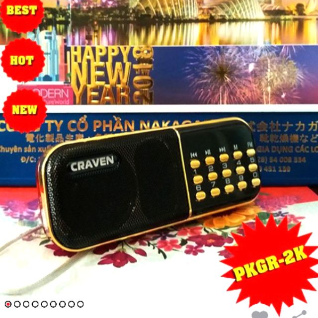 LOA NGHE NHẠC THẺ NHỚ - USB - ĐÀI FM ( không kèm thẻ)