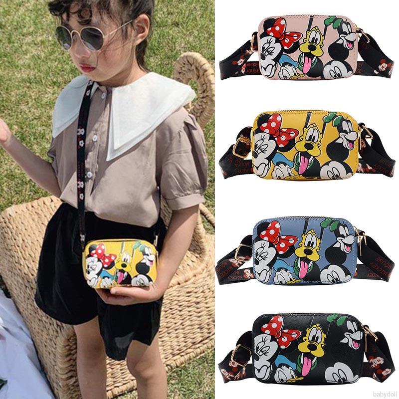 Túi đeo chéo in họa tiết hoạt hình dễ thương thời trang cho bé gái