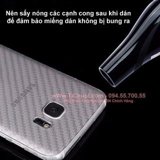 Dán dẻo Cacbon vân 3D Xiaomi Mi 9 Mặt Sau