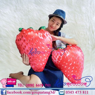 Gối Ôm Hình Dâu Tây 55cm