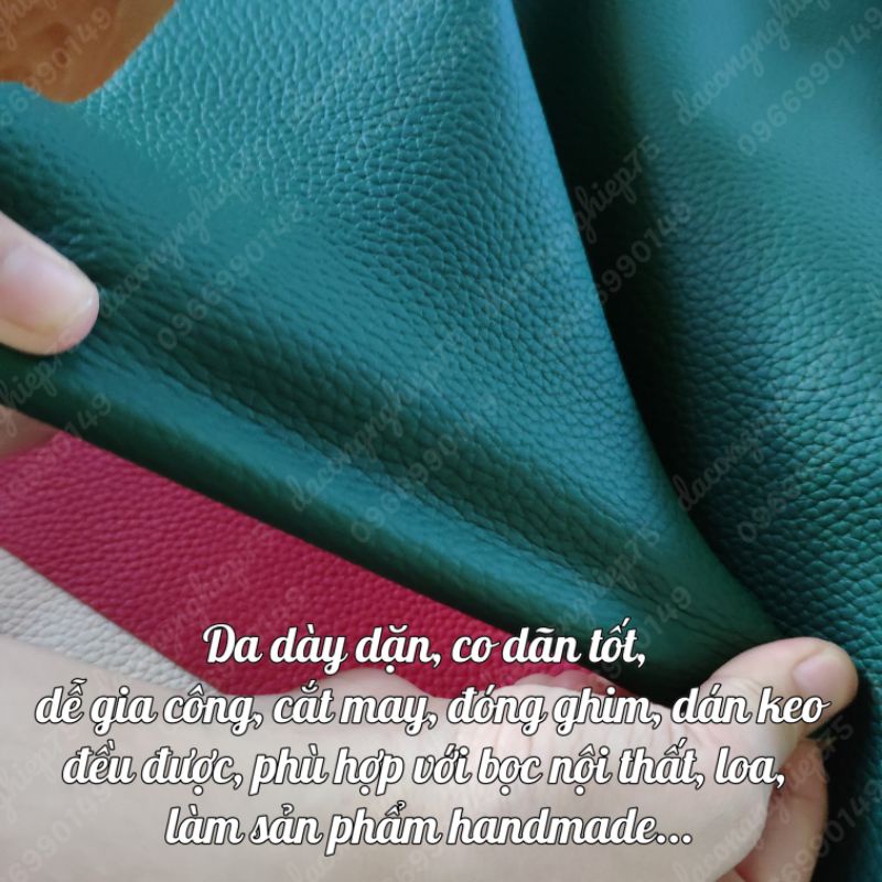 DA PU VÂN LÓT NHUNG CAO CẤP DÀY 1.0MM SIÊU MỀM