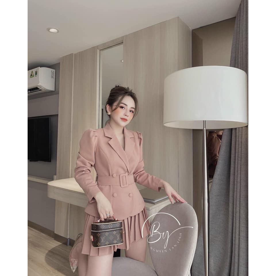 Set áo và váy dạng vest phong cách Hàn Quốc siêu xinh
