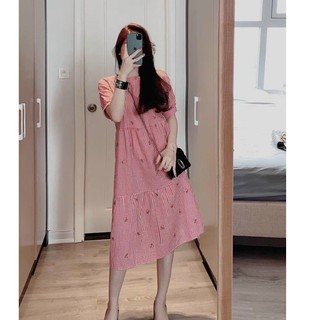 Váy bầu kẻ hoa nhí - 𝐕𝟏𝟏𝟒