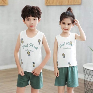 Bộ quần áo ba lỗ trẻ em