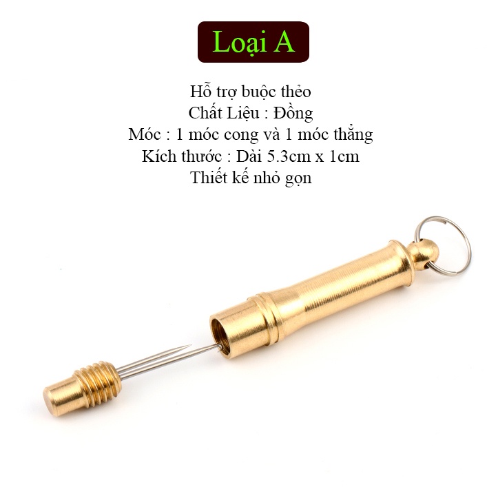 Kim Buộc Thẻo - Dụng Cụ hỗ trợ buộc thẻo, buộc lưỡi câu cá, câu đài AA65