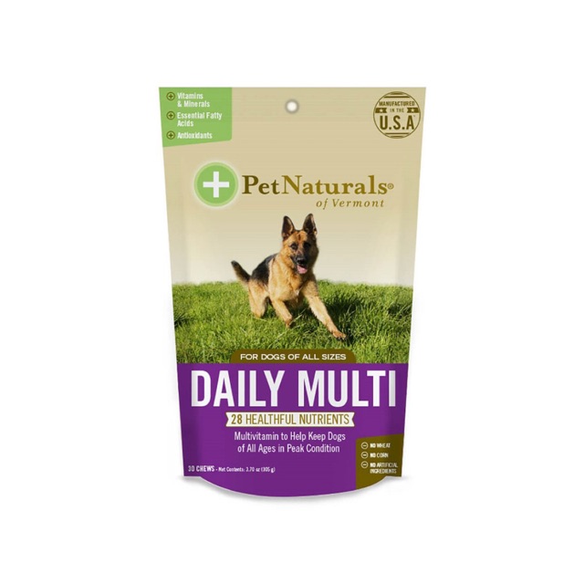 Viên nhai Vitamin và khoáng chất tổng hợp dạng mềm Pet Natural Daily Multi 30 viên