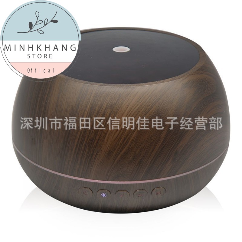 Máy Xông Tinh Dầu Phun Sương Siêu Âm Bình Hoa | Trụ 1000ml Tích Hợp Loa Bluetooth | Remote