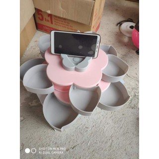 Khay mứt xoay 2 tầng