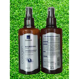 Xịt dưỡng tóc collagen Wellnow 250ml