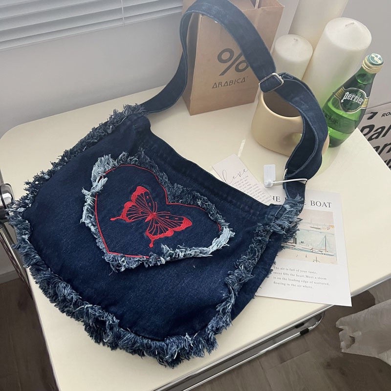 Túi Xách Denim Thời Trang Hàn Quốc Dành Cho Nữ