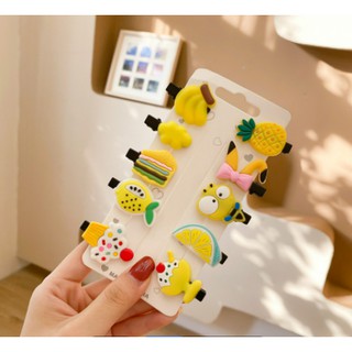 Set 10 kẹp tóc cho bé , kẹp tóc cho bé