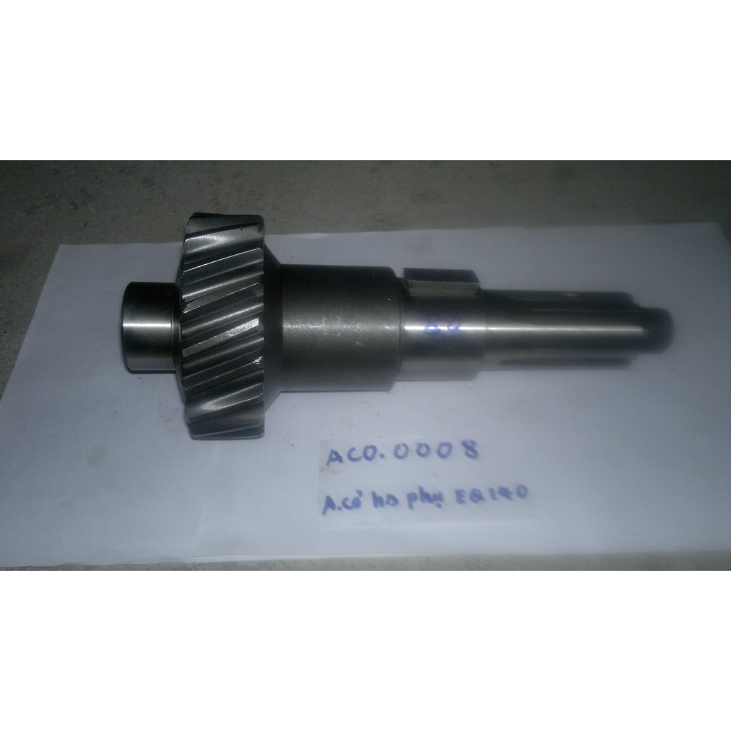 A cơ hộp số phụ - JD - H. giấy - Xe 2 cầu EQ240 19rc*d103*b32, 10T*d40, cổ bi d50/d60, cổ đỡ d40, dài L269, đầu ren M23