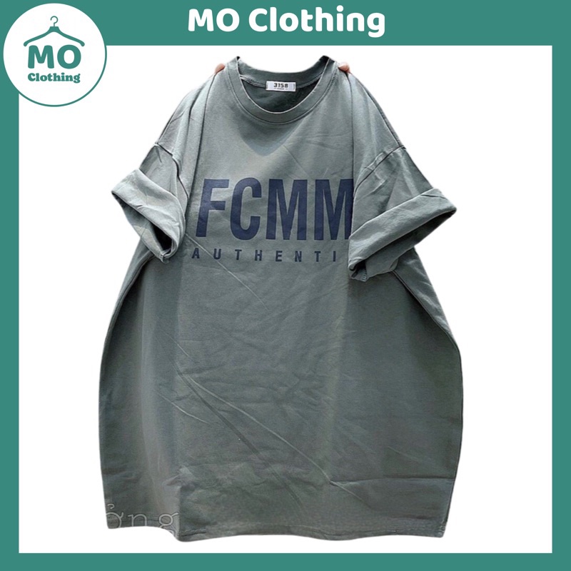 (nhiều mẫu) áo thun, áo phông cotton form rộng tay lỡ màu xanh rêu