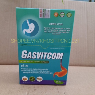 Gel dạ dày GASVITCOM - giúp giảm đau dạ dày, viêm loét dạ dày tá tràng