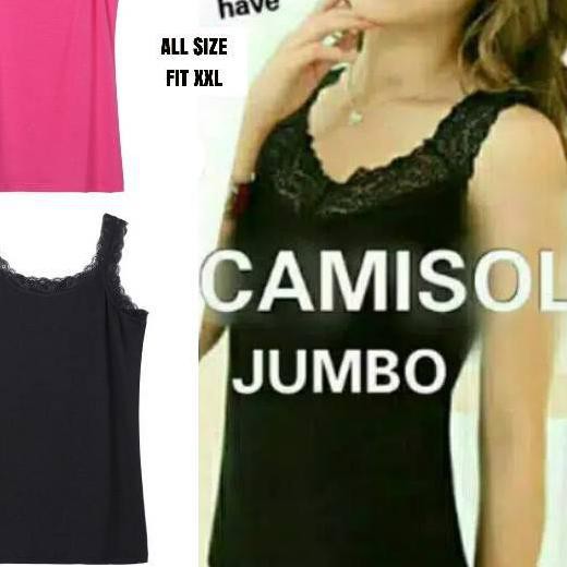 (Hàng Có Sẵn) Giày Lười Bellino - Camisol Jumbo Size Xxl / Tanktop Jumbo Lace St