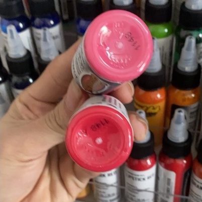 Mực Xăm InternalFREESHIPMực Chính Hãng Màu Hot Pink-30ml