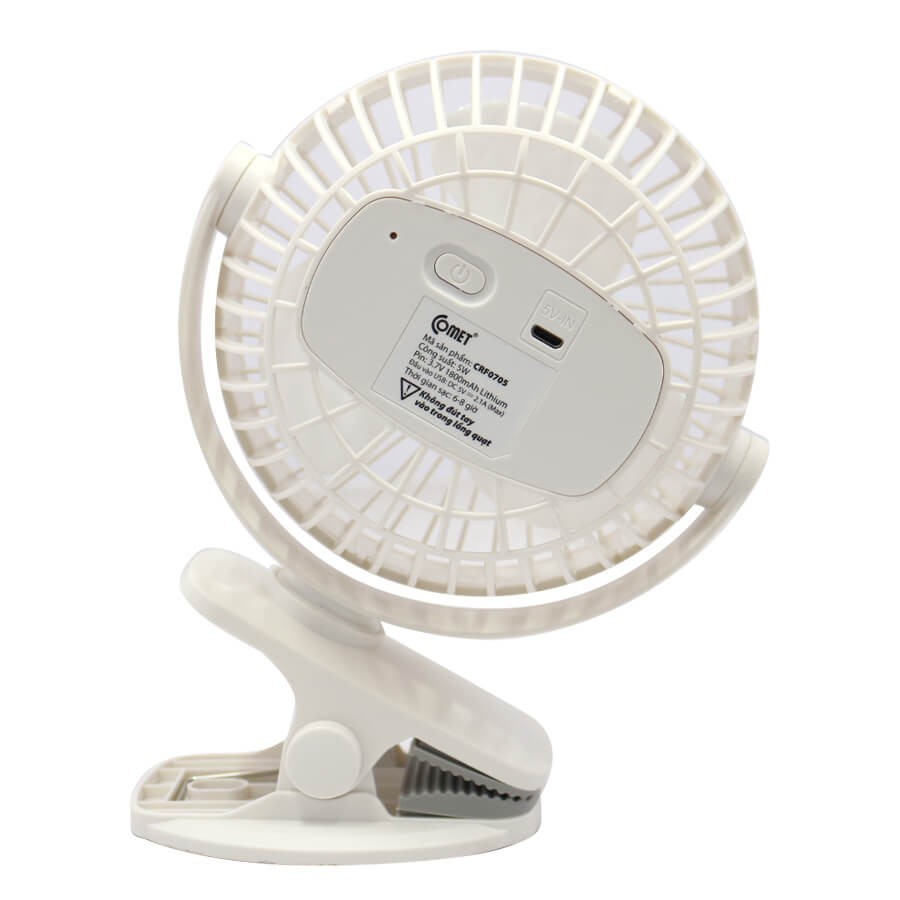 Quạt sạc COMET CFR0705 chính hãng bảo hành 1 năm