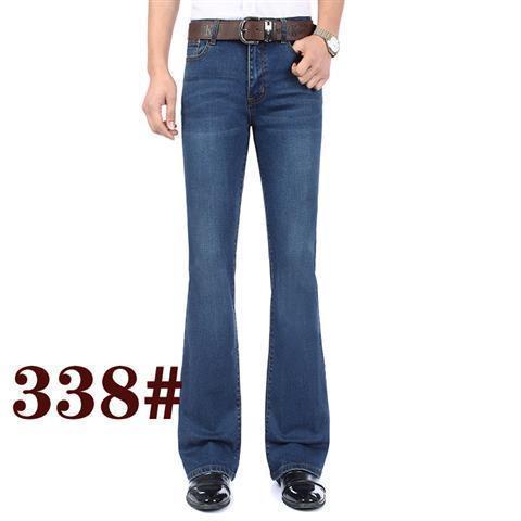 Quần Jeans Dài Ống Loe Lưng Cao Co Giãn Phong Cách Hàn Quốc Thời Trang Mùa Xuân Mới Cho Nam