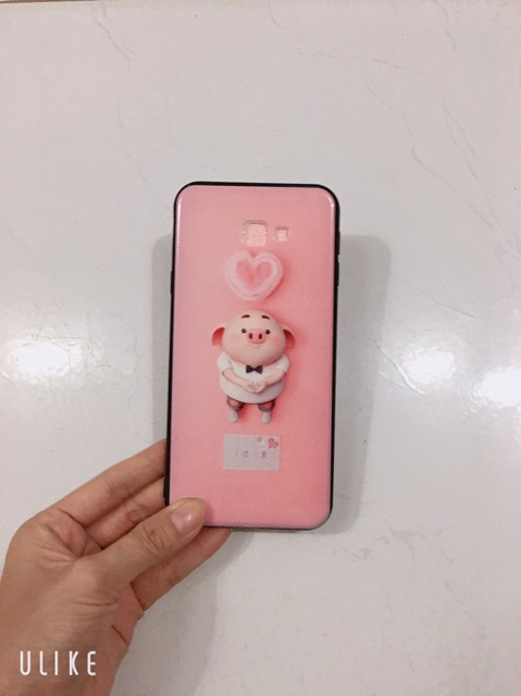 Ốp heo trái tim sam sung J4+, J4 Plus, J4 Core