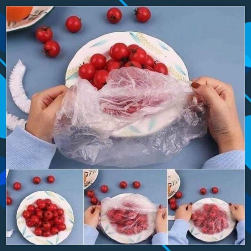 Túi, màng bọc thực phẩm co giãn siêu dai có chun co giãn