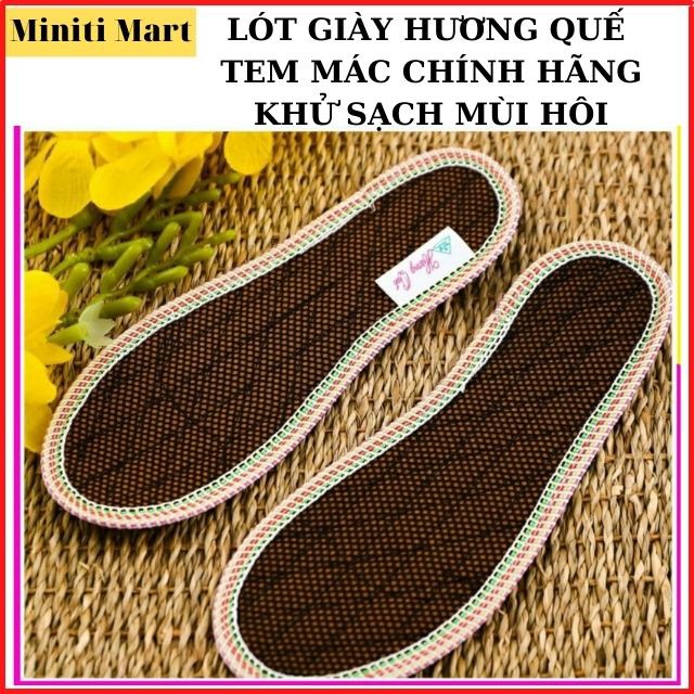Lót Giày Hương Quế , Lót Giầy Khử Mùi Hôi Hiệu Quả, Hàng Loại 1, 4 Lớp Có Tem May Từng Cái, Dùng Cho Cả Giày Nam Và Nữ
