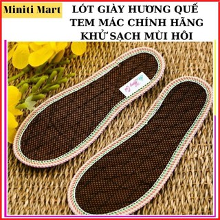 Lót Giày Hương Quế , Lót Giầy Khử Mùi Hôi Hiệu Quả, Hàng Loại 1, 4 Lớp Có Tem May Từng Cái, Dùng Cho Cả Giày Nam Và Nữ
