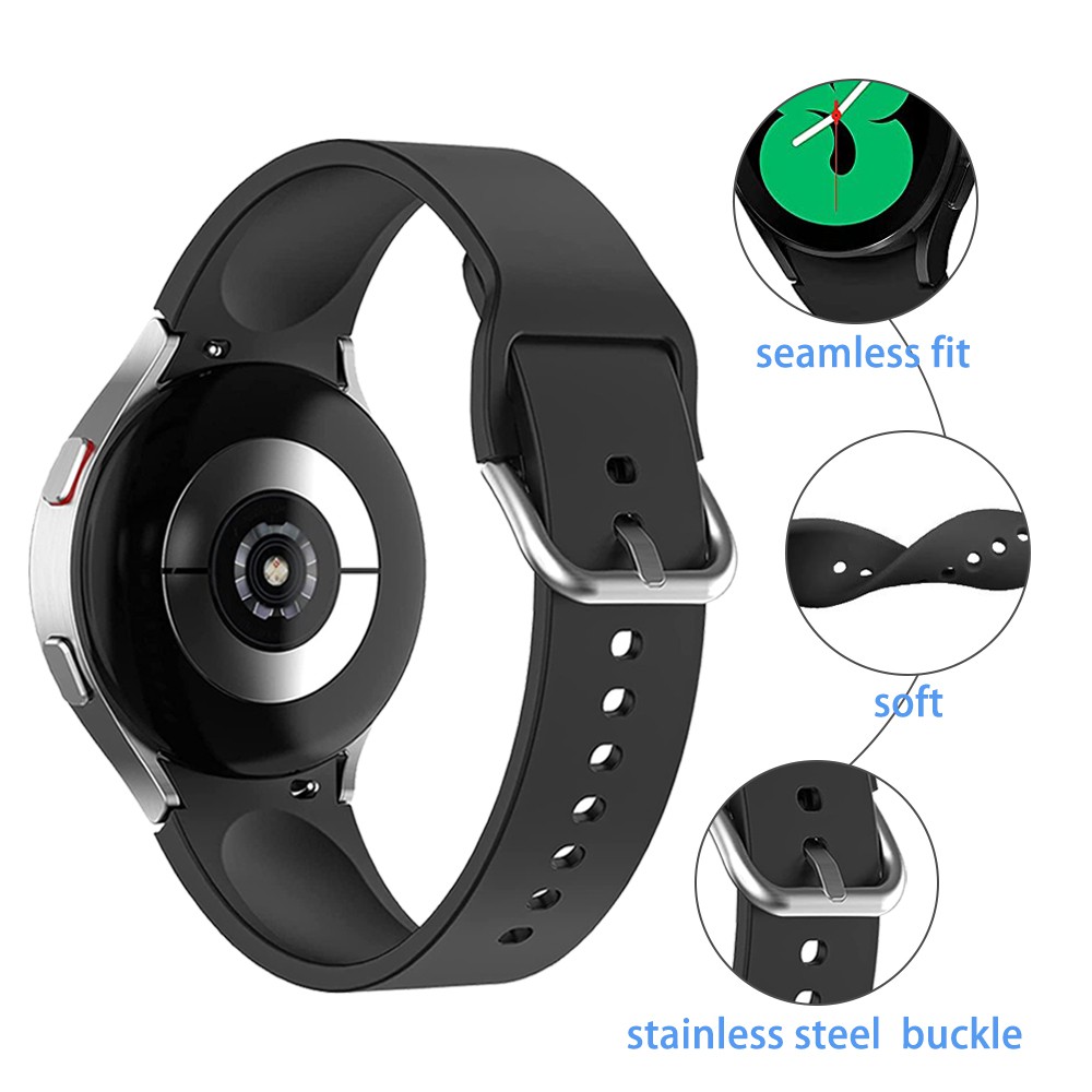 Dây Silicone Thay Thế Cho ĐồNg Hồ Samsung galaxy Watch 4 40mm 44mm / Watch 4 Classic 46mm 42mm