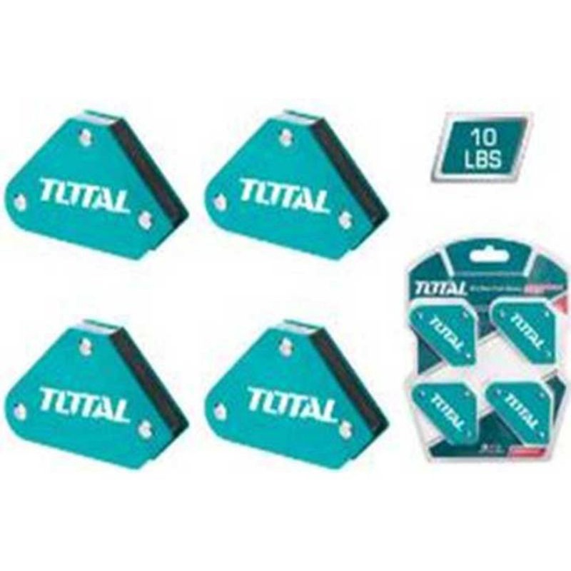 Bộ 4 ke góc nam châm hàn 3 góc 10Lbs TOTAL TAMWH4001 hàng chính hãng