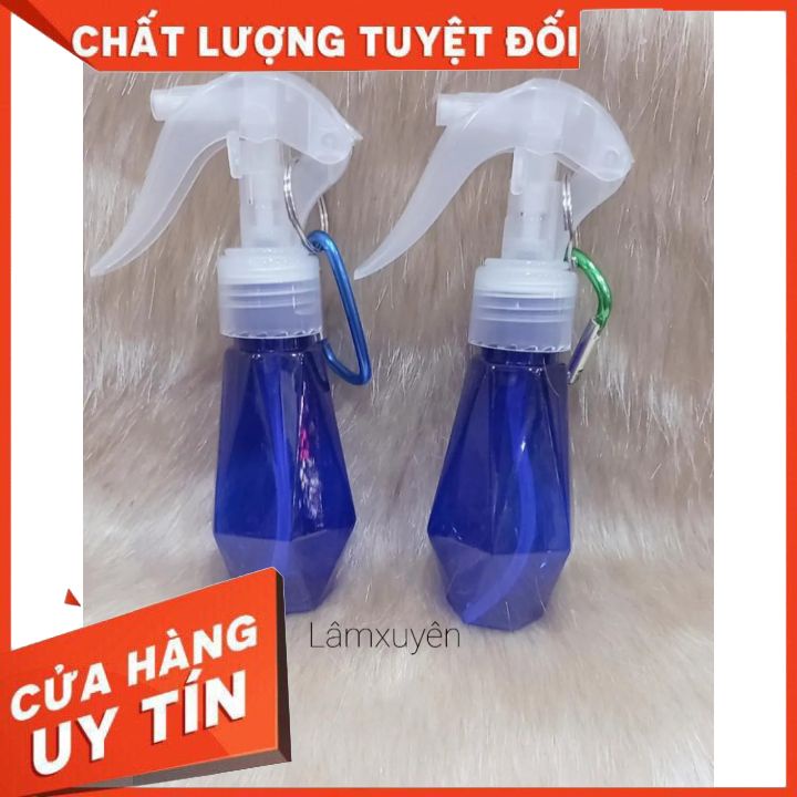 Chai xịt móc khóa 60ml bình chiết có móc gài carabiner tiện dụng mang theo du lịch Freeship  loại 1 giá rẻ tận gốc .