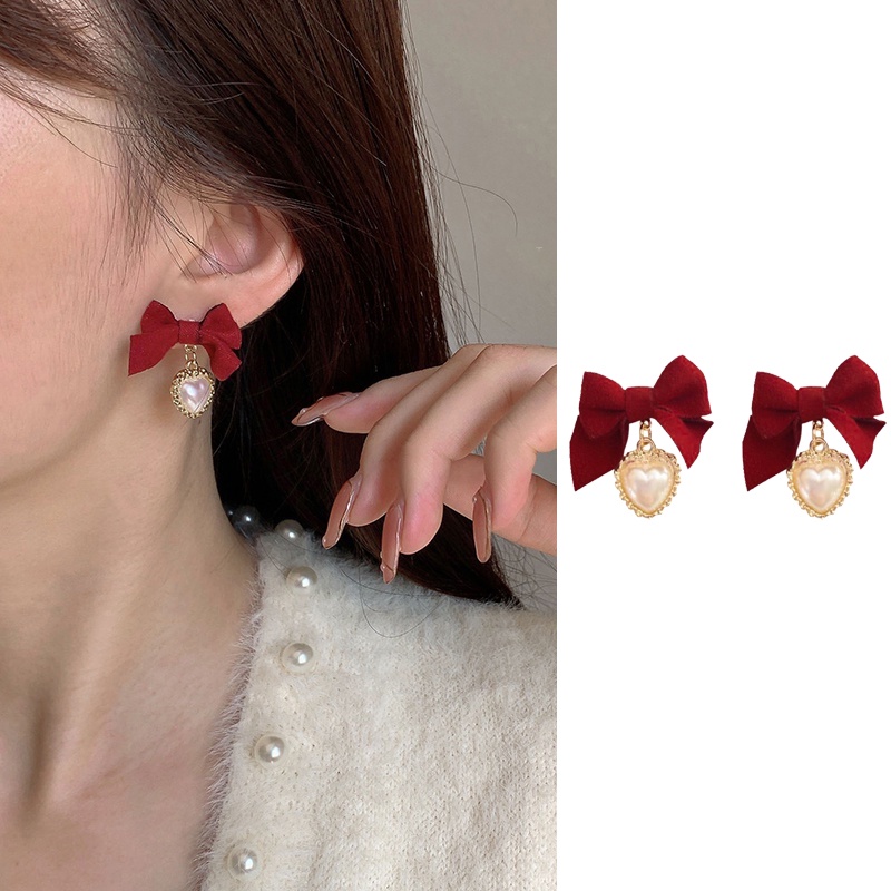 Đôi bông tai phong cách Hàn Quốc cổ điển