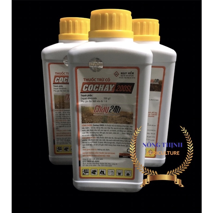 Thuốc trừ cỏ CoChay 200SL (cháy 24h chai 900ml)