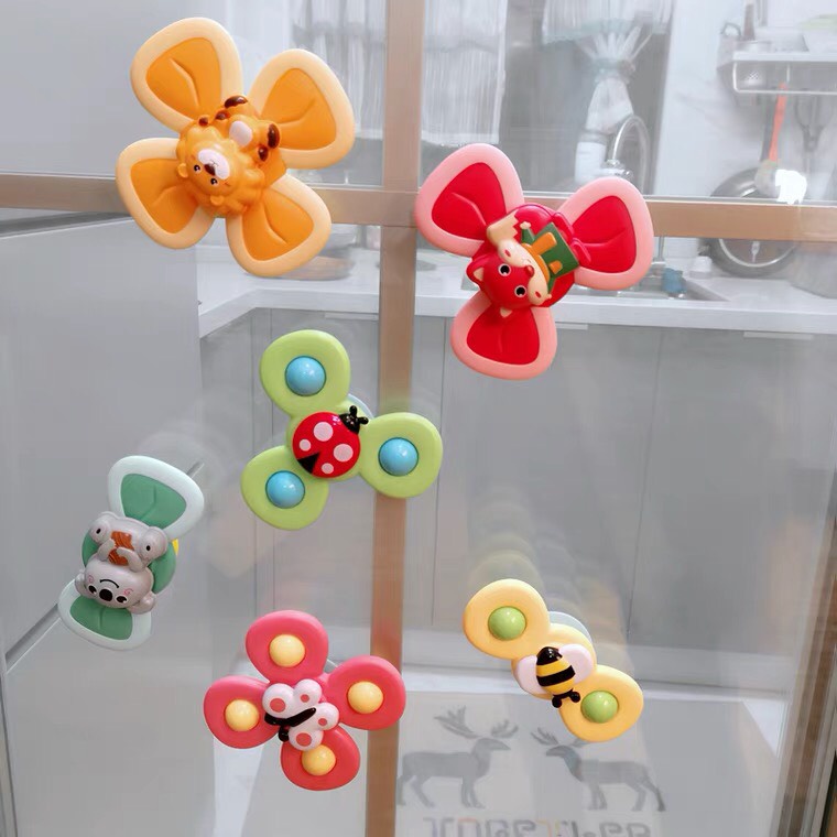 Đồ chơi cho bé set 3 con quay spinner Smart ToyToy hình côn trùng vui nhộn cho bé