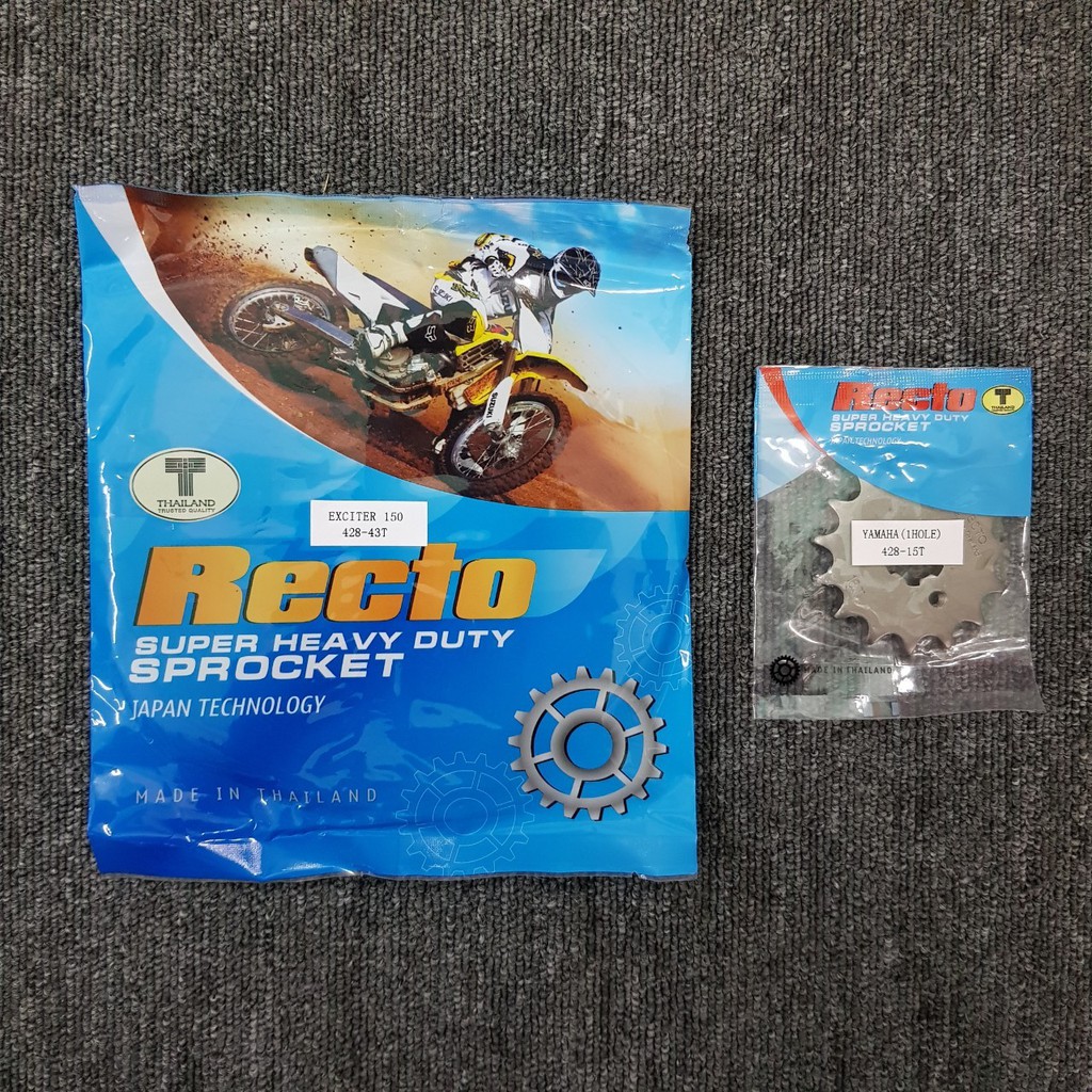 Combo Recto Nhông 15 Dĩa 43 cho Exciter 150